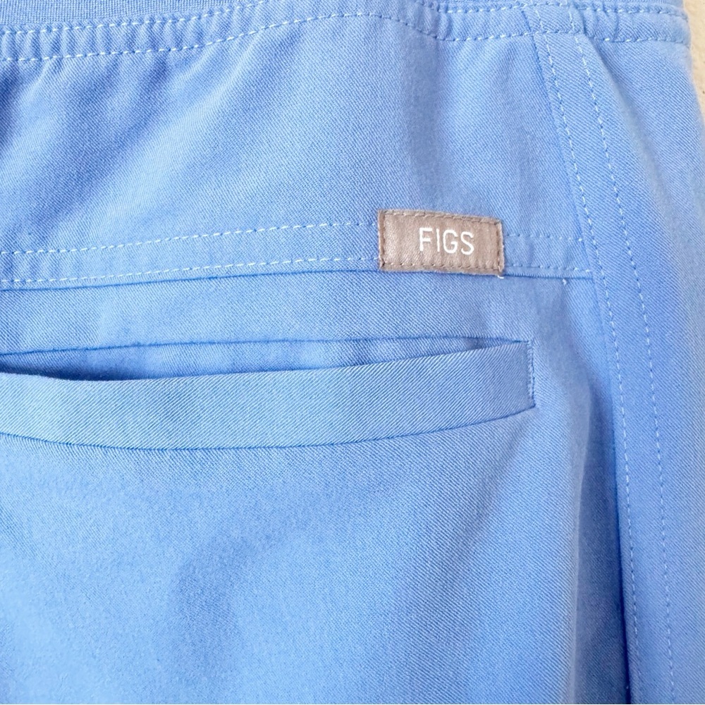 Figs Men’s Axim Ciel Blue Cargo Pants - Tall Length - Picture 4 of 10